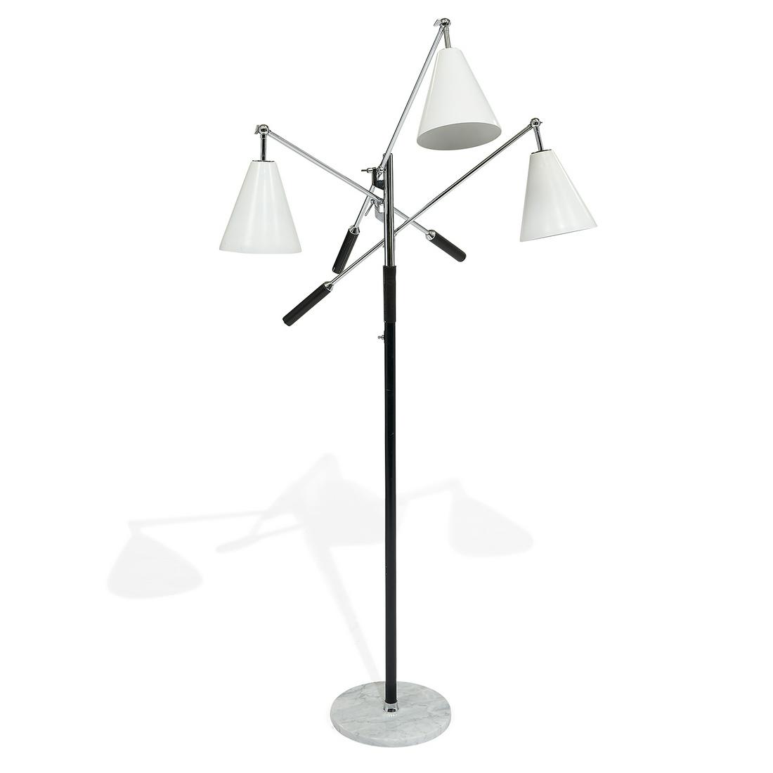 Attr. to Angelo Lelii Triennale floor lamp (1 of 2)