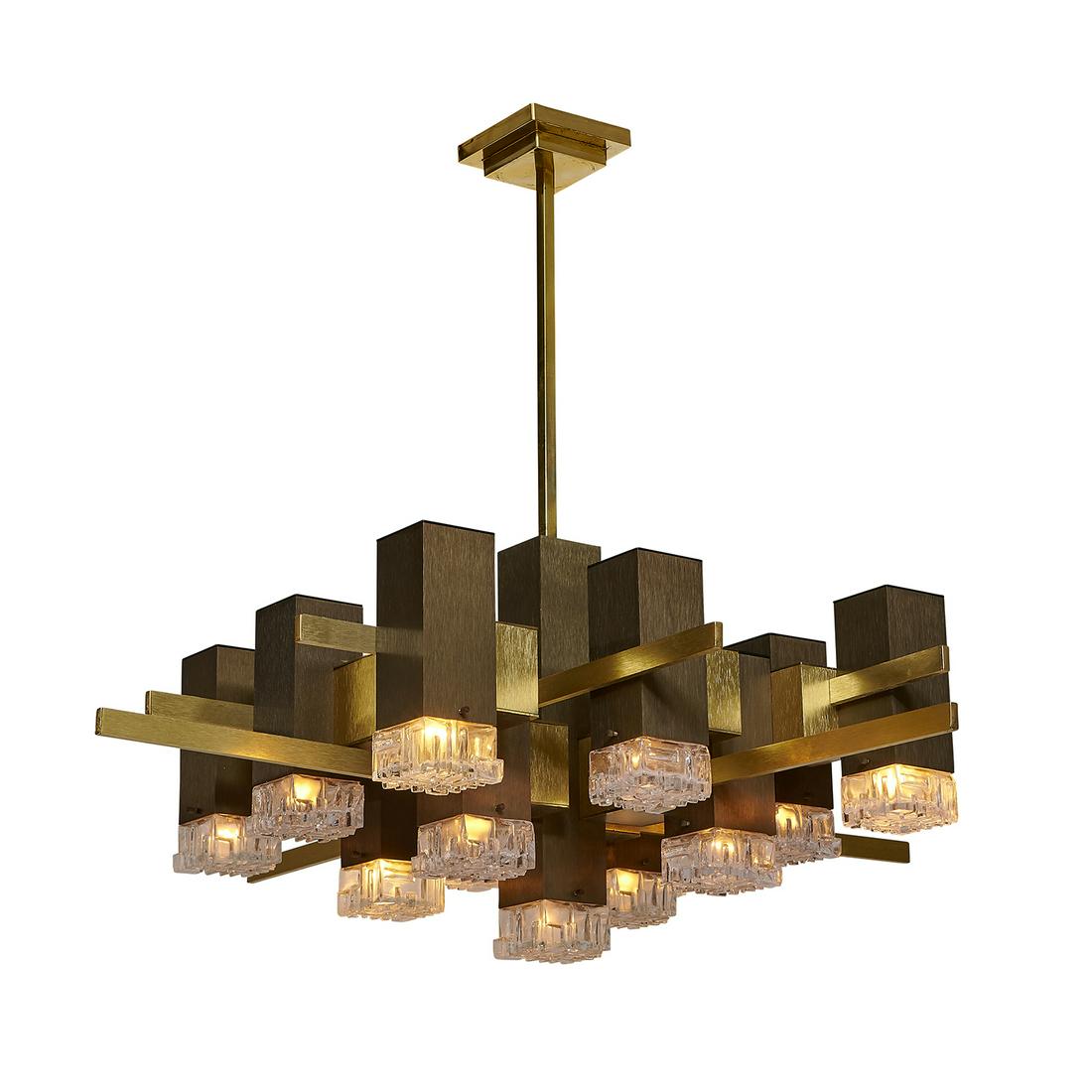 Gaetano Sciolari Cubic Chandelier (1 of 2)