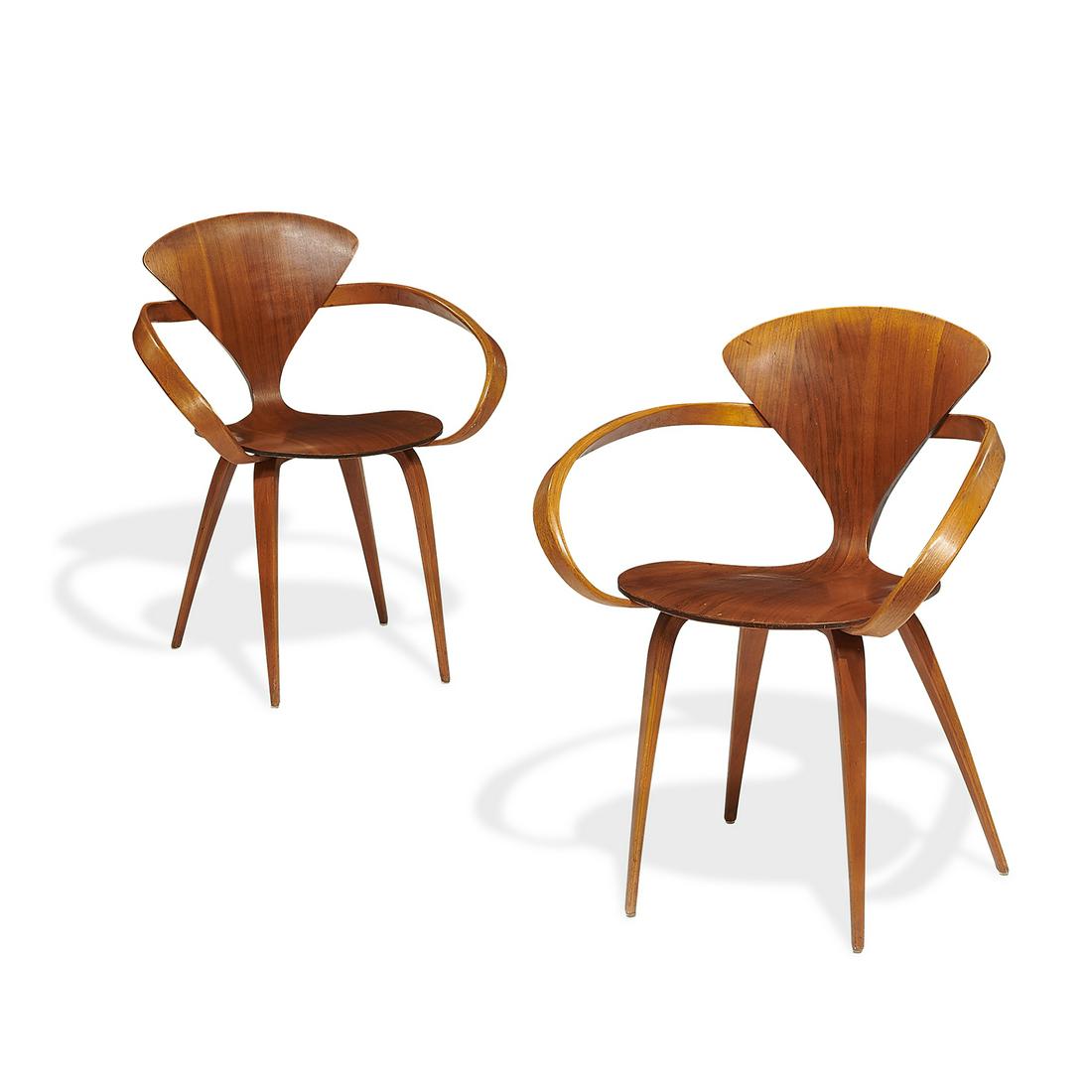Norman Cherner for Plycraft Pretzel armchairs (1 of 1)