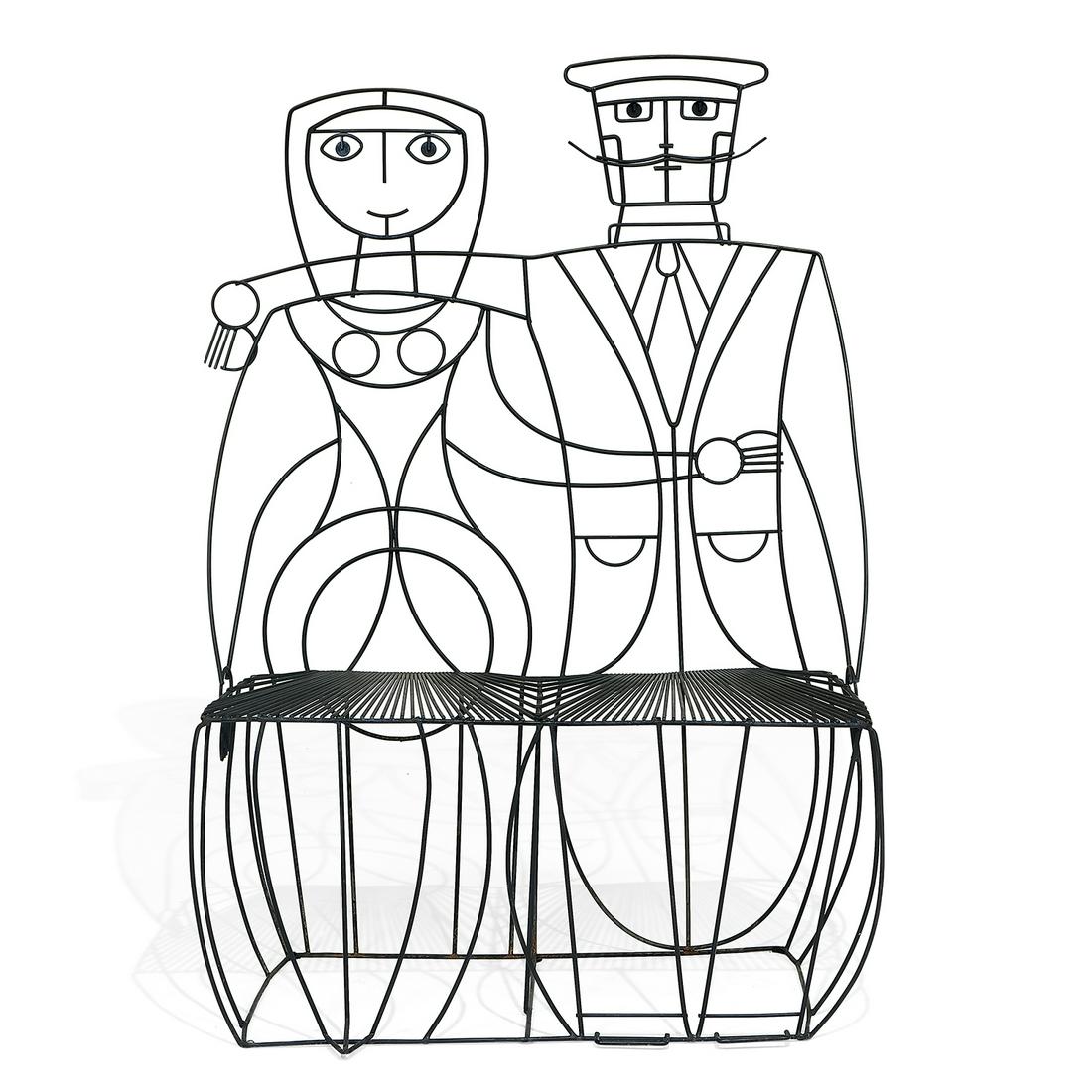 John Risley Woman and Man settee (1 of 3)