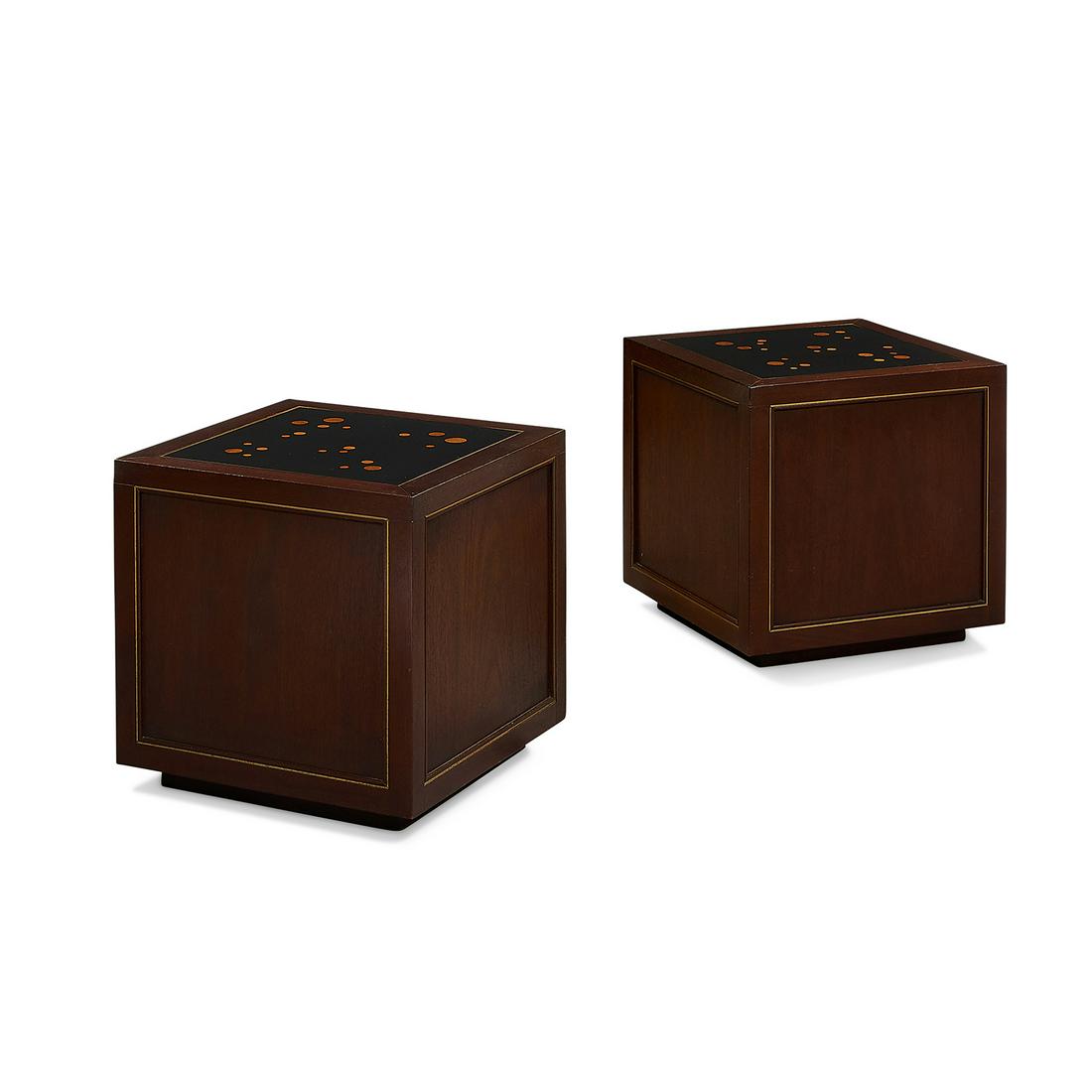 Edward Wormley / Dunbar Constellation cube tables (1 of 2)