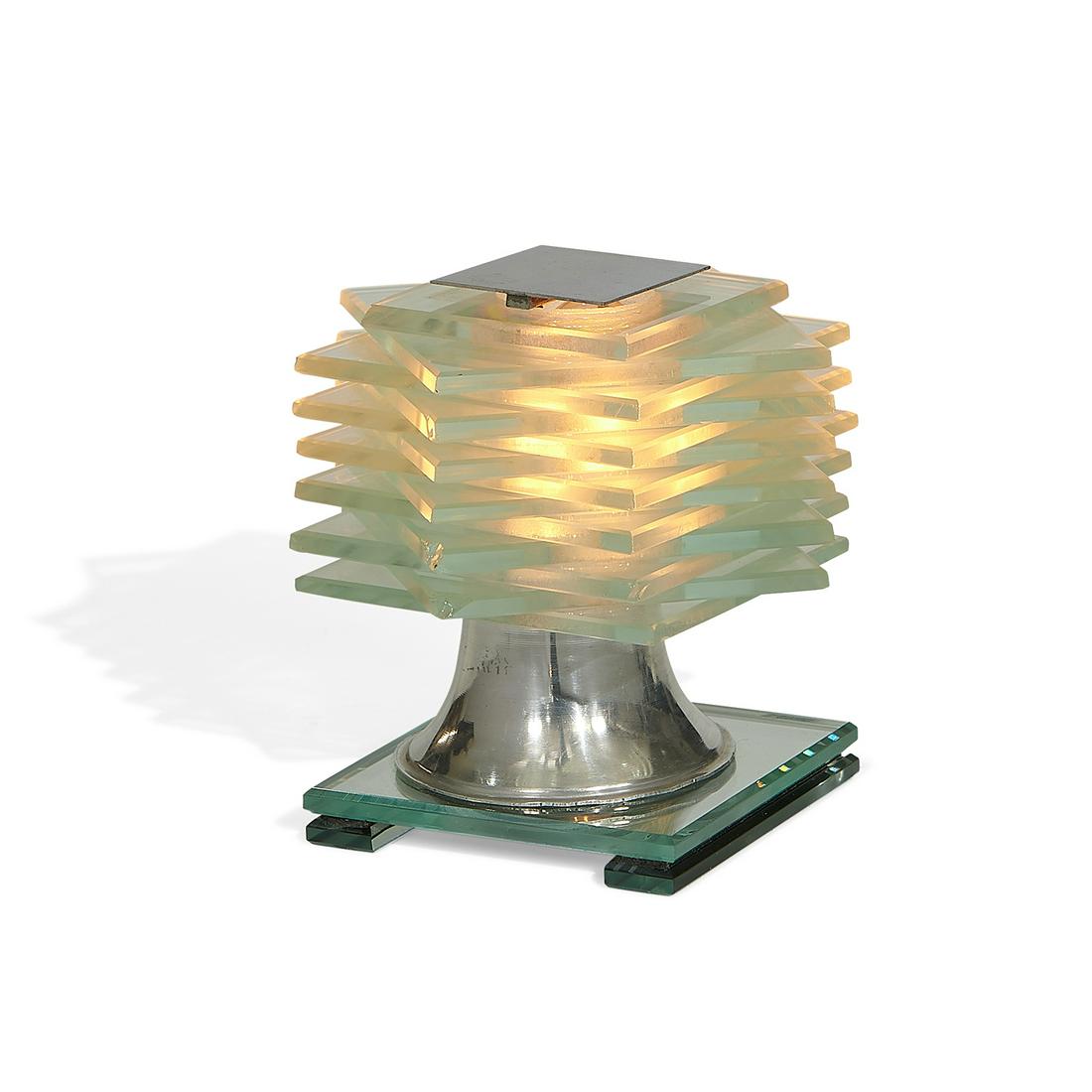 Attr. to Maison Desny table lamp (1 of 2)