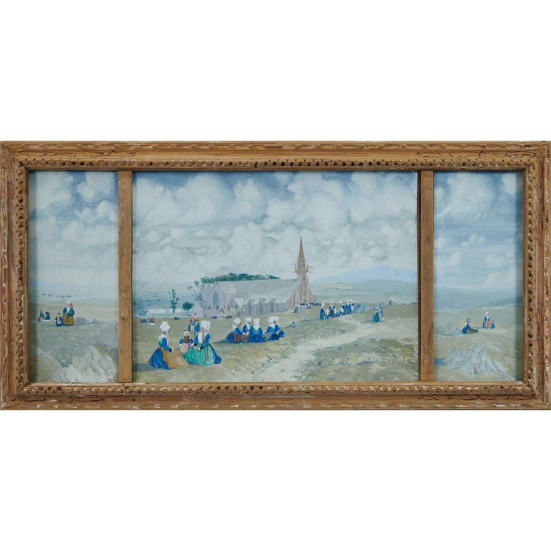 Ernest Guérin, Penmarc'h, Bretagne (triptych) (1 of 2)