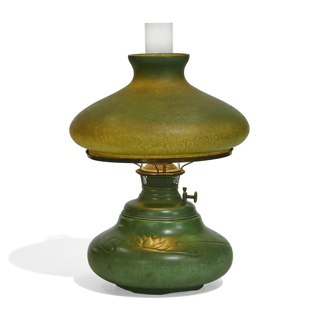 Hampshire Pottery/The Handel Lamp Co. table lamp (1 of 5)