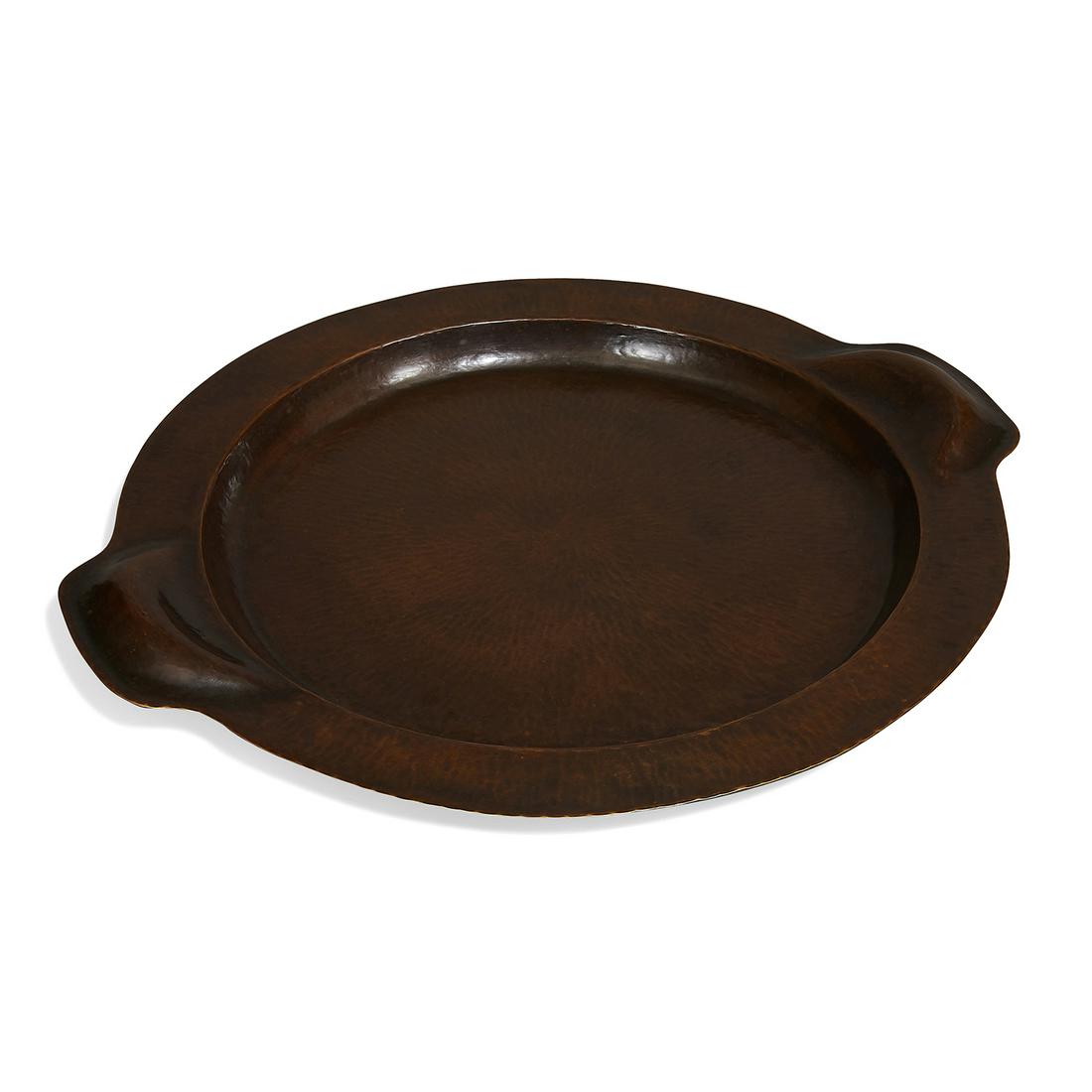 Harry Dixon round tray with handles (1 of 2)