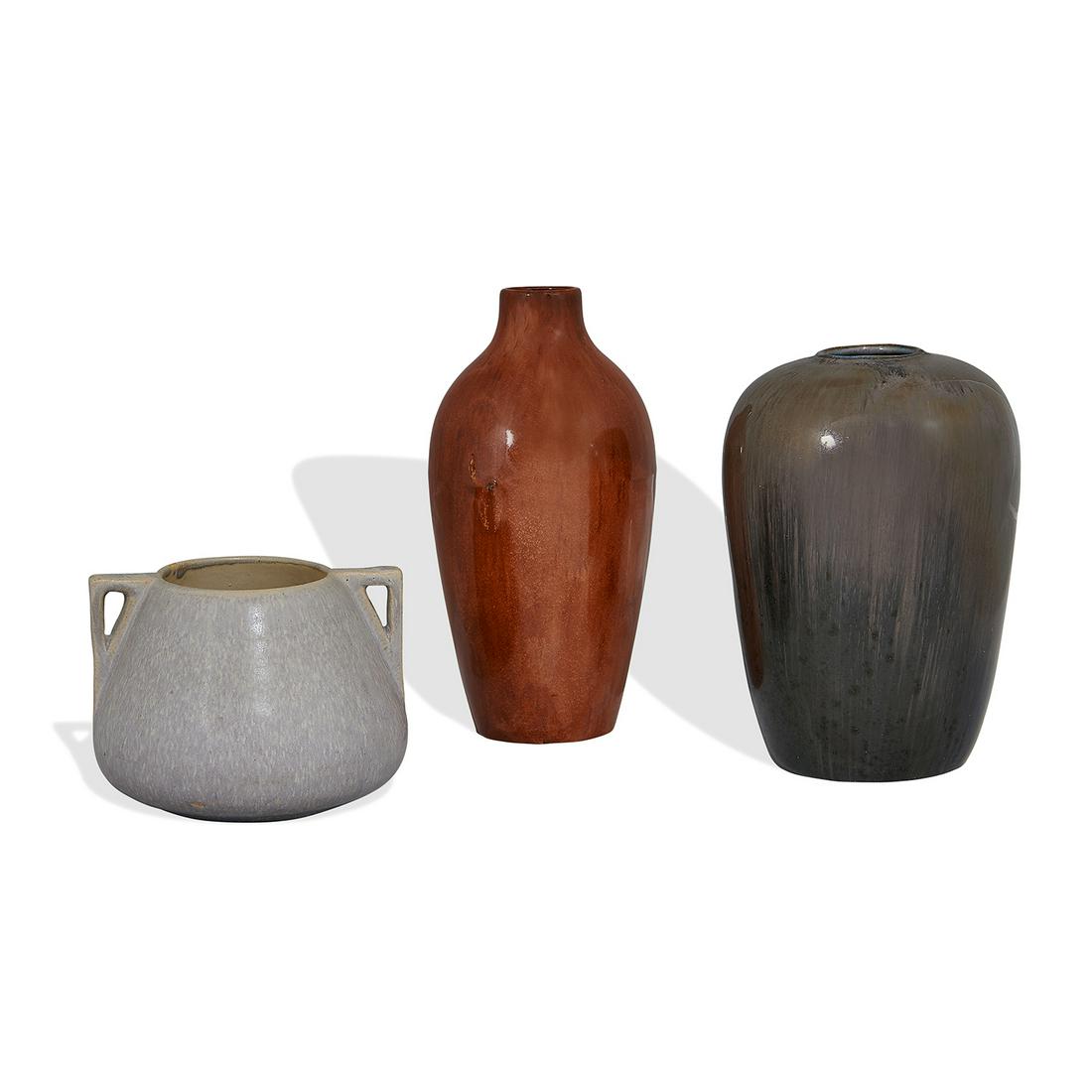Fulper vase, Copper Dust vase, one other (1 of 2)