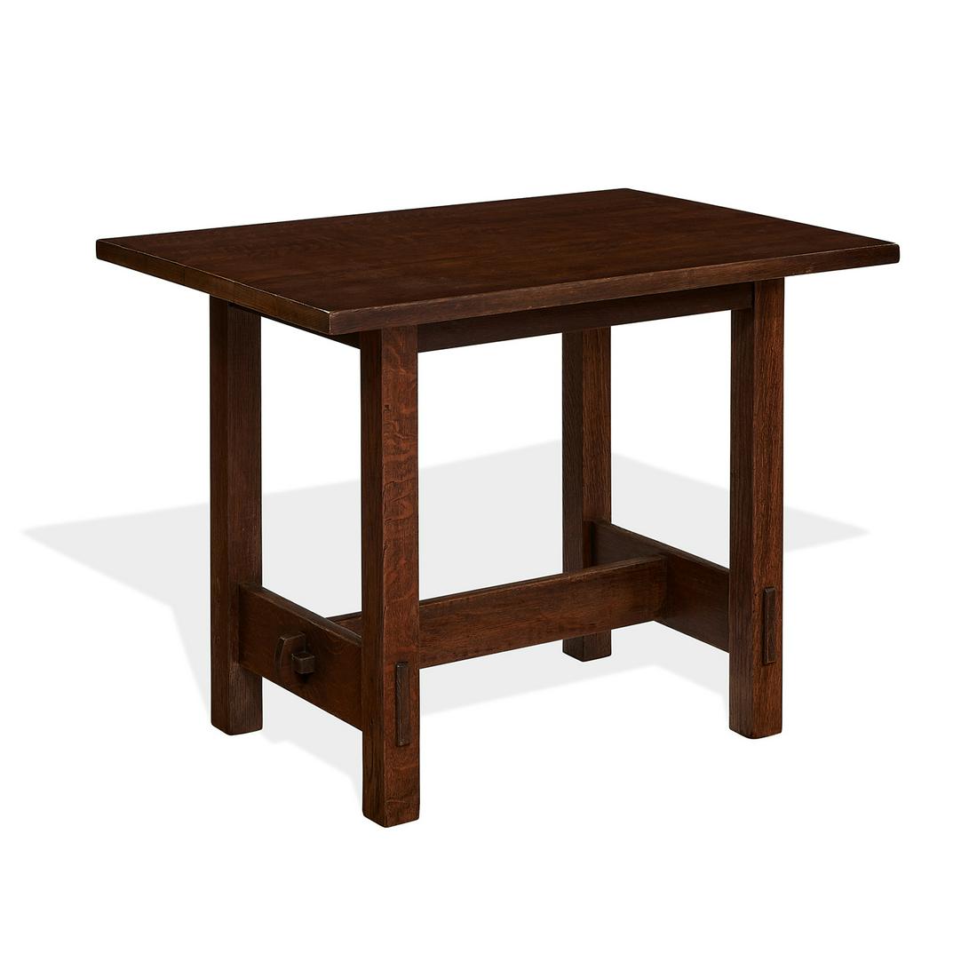 Gustav Stickley early lunch table, #424 (1 of 1)