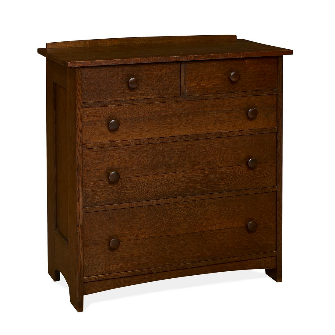 L. & J.G. Stickley chest of drawers, #97 (1 of 1)
