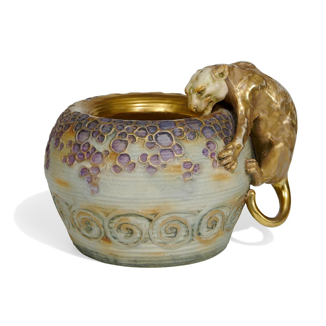 Stellmacher / Amphora The Panther vase, #4501 (1 of 4)