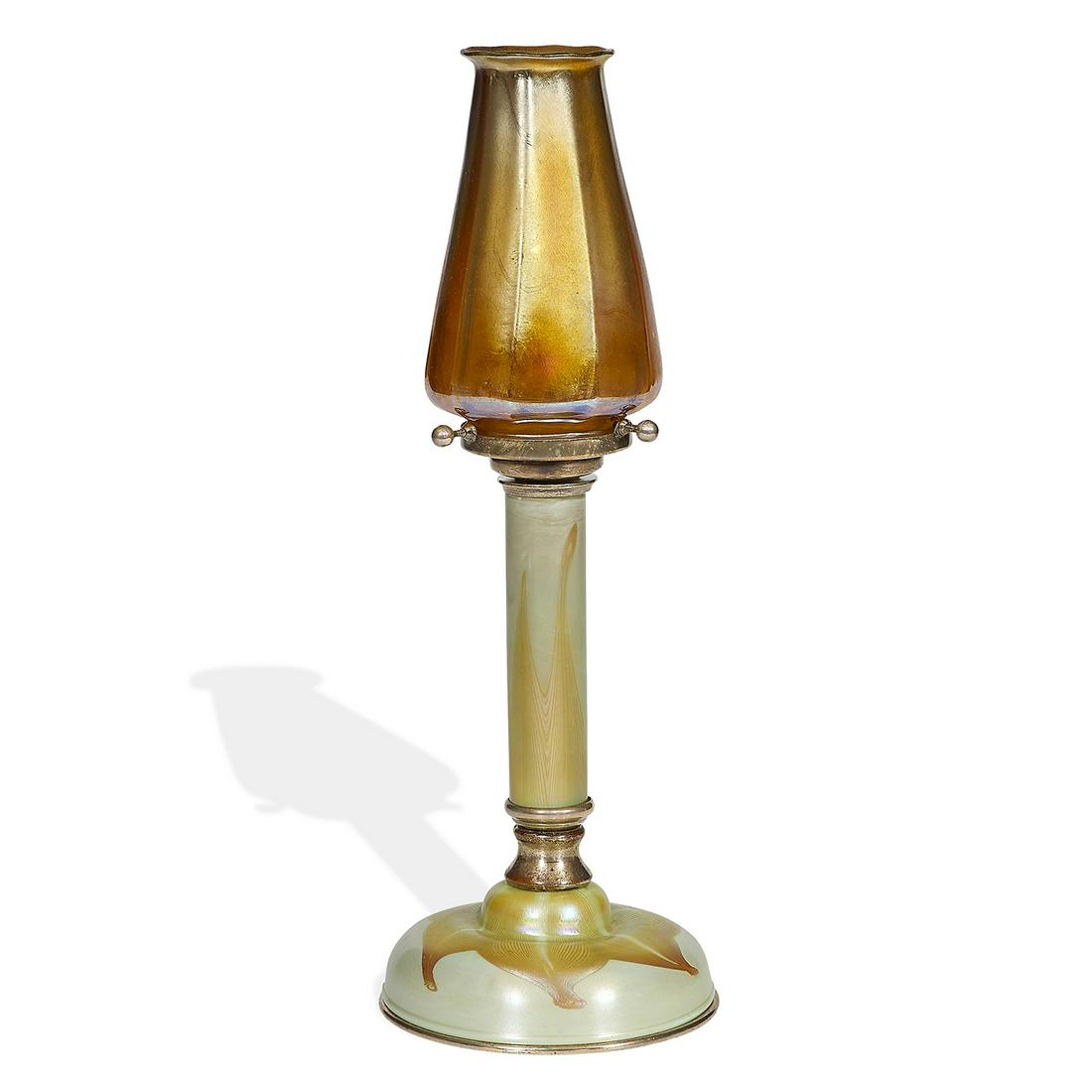 Tiffany Glass & Decorating Company candlestick (1 of 3)