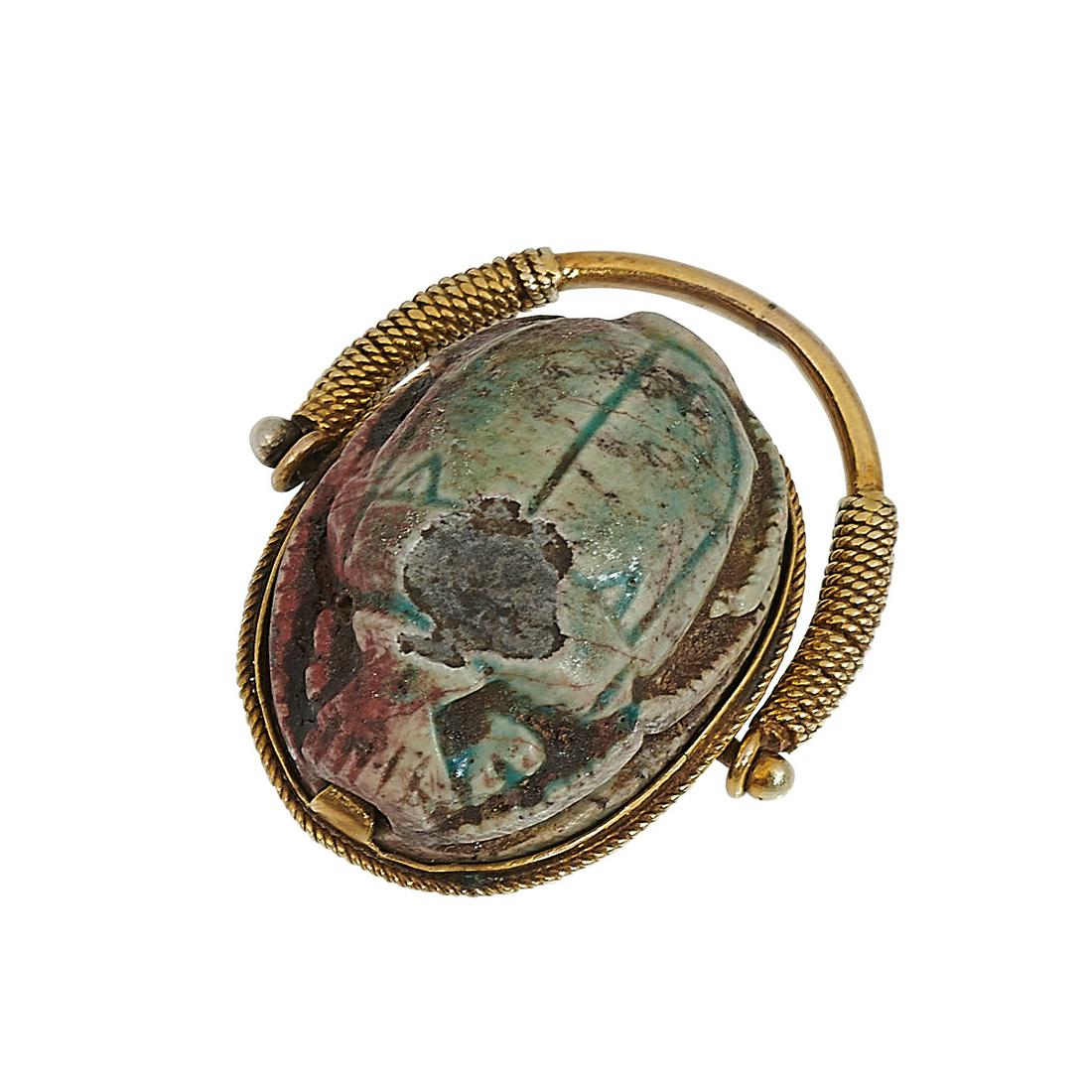 Likely Egyptian scarab ring (1 of 2)