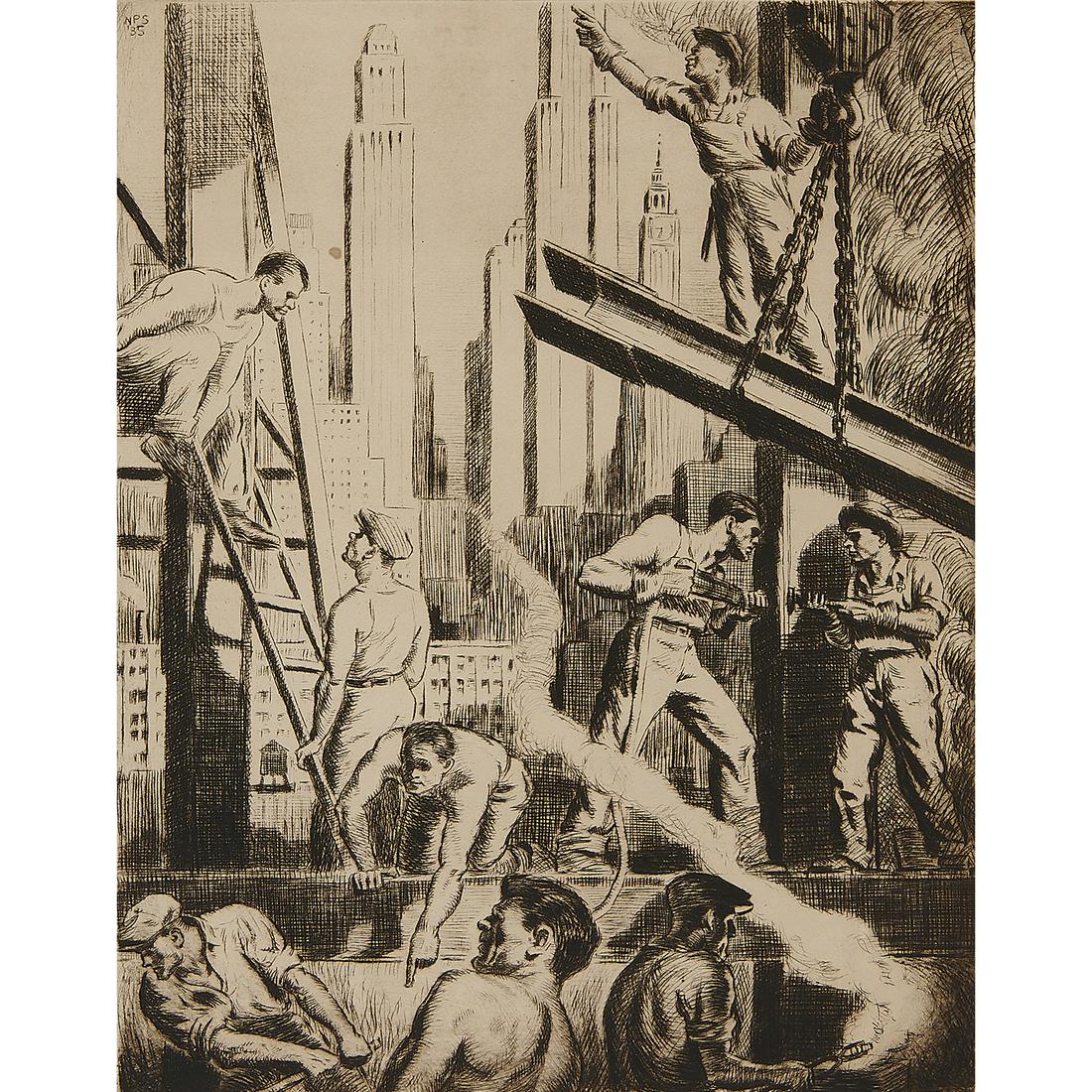 Nathaniel P. Steinberg, 8 works, Chicago-themed (1 of 16)