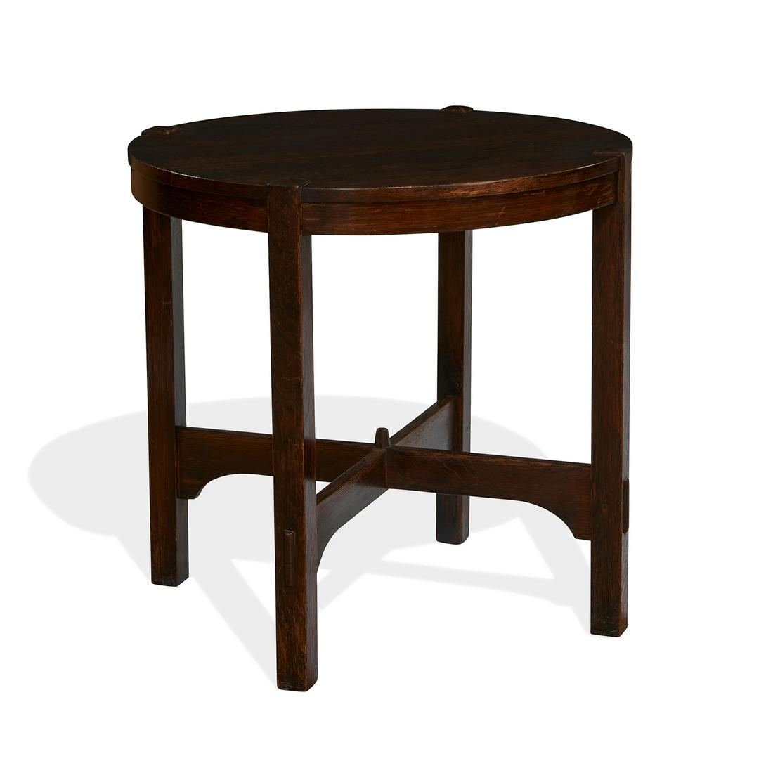 Gustav Stickley (1858-1942) lamp table, #644 (1 of 1)