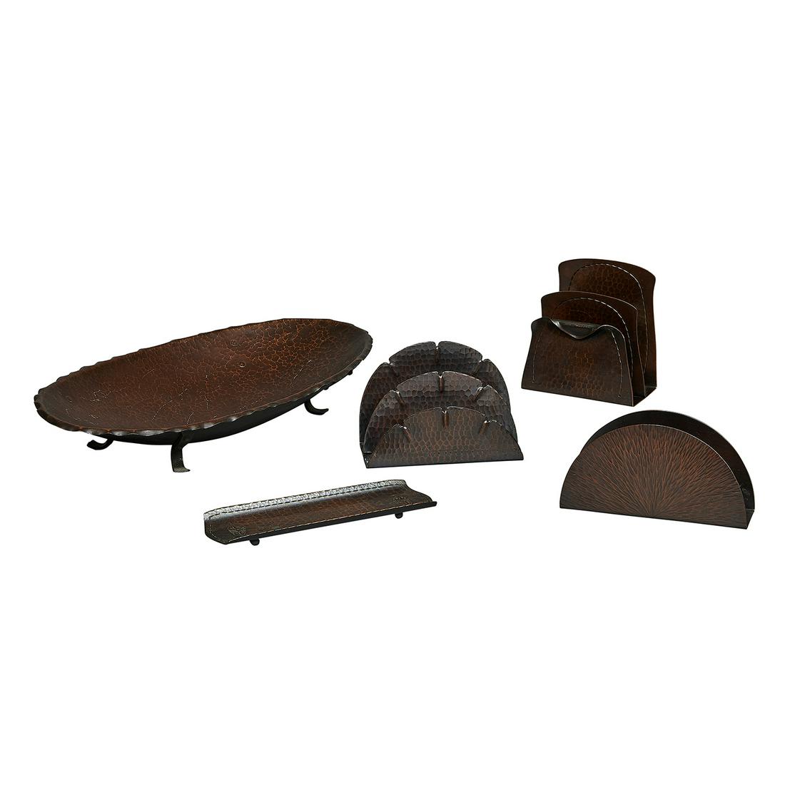 The Roycrofters / Roycroft desk articles, four (1 of 2)