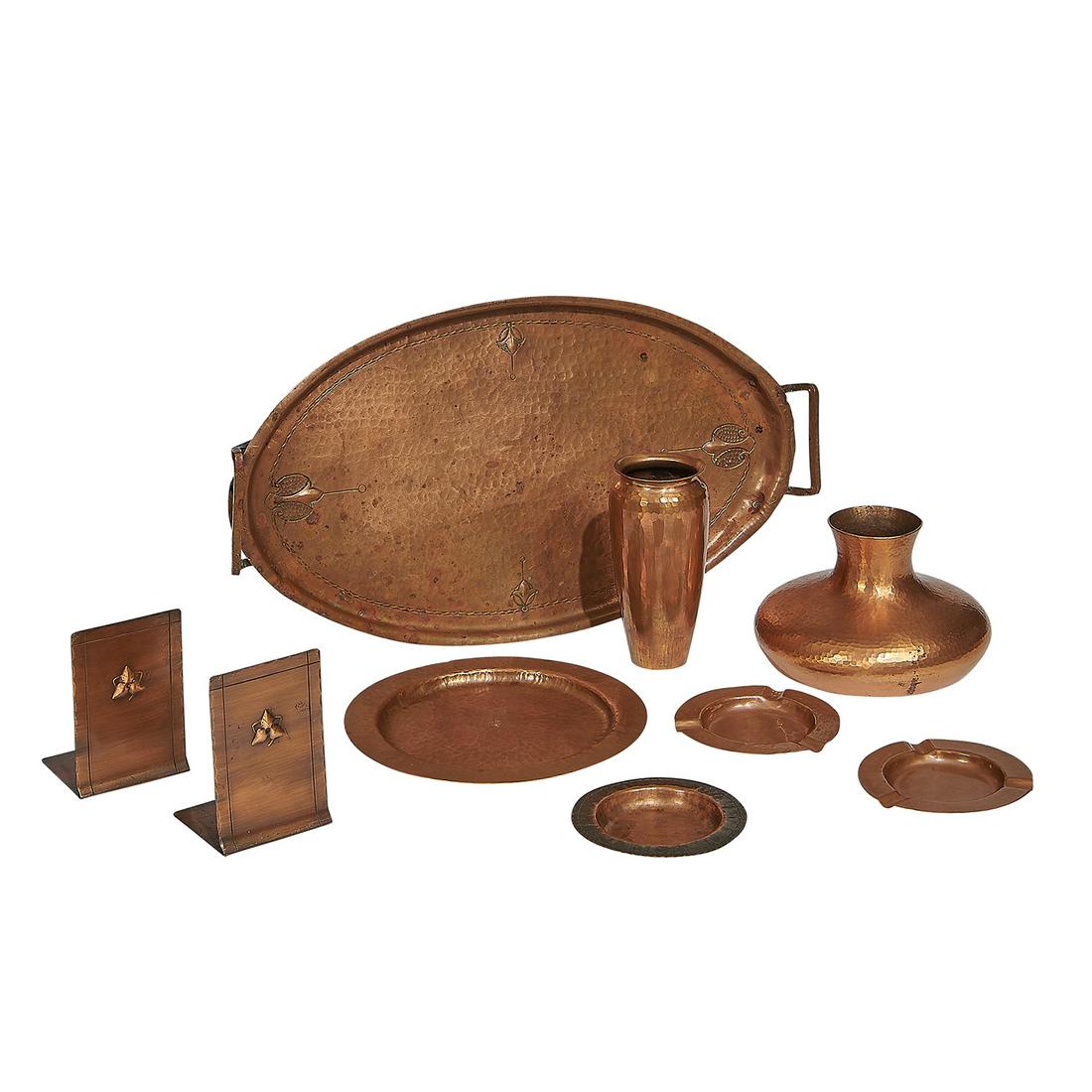 The Roycrofters / Roycroft group of articles, six (1 of 3)