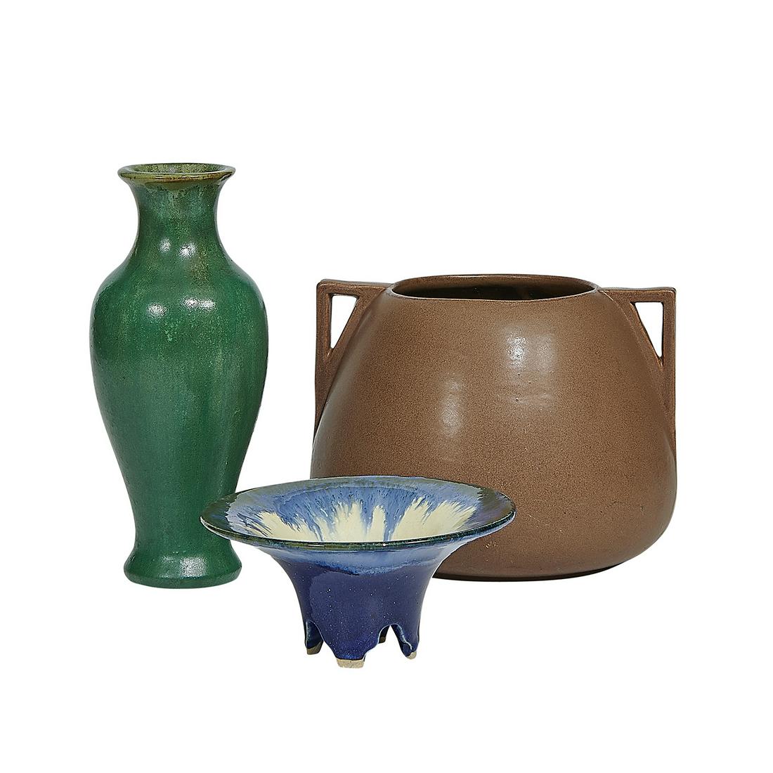 Fulper Pottery Co. group of three (1 of 2)