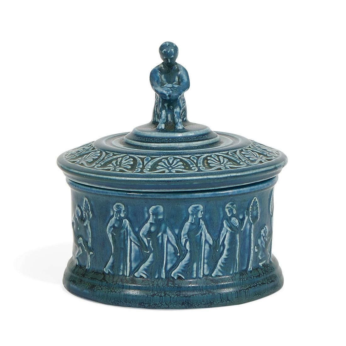 Arthur Conant for Rookwood Pottery circular box (1 of 7)