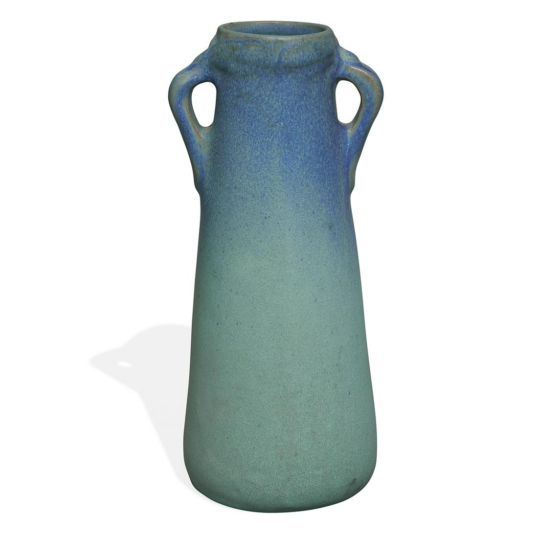 Van Briggle Pottery two-handled vase (1 of 2)