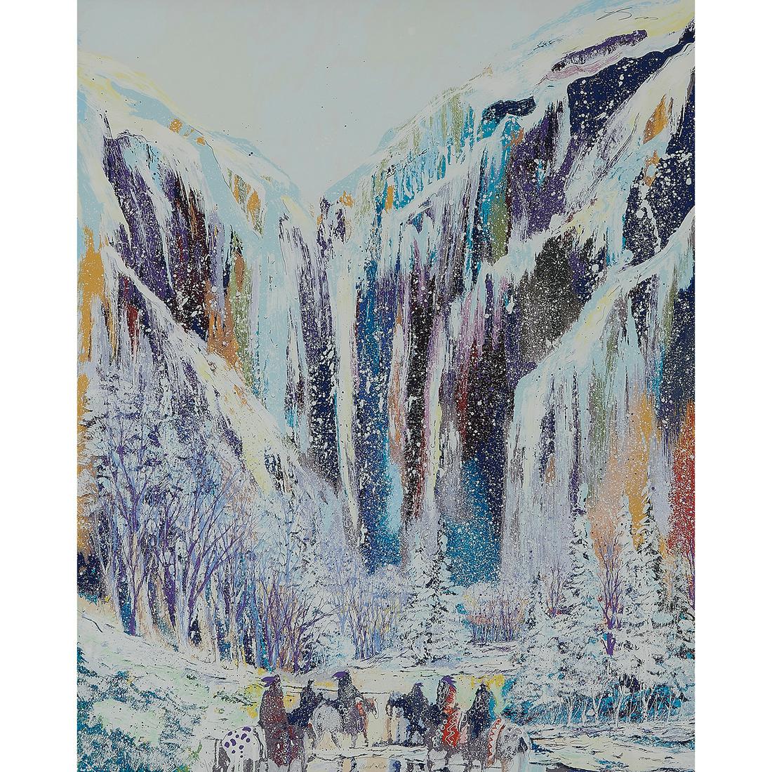 Earl Biss Jr., Wind River Snow, 1993 (1 of 2)