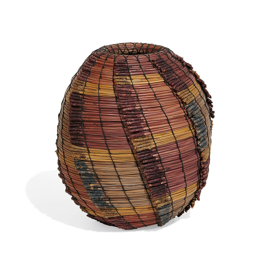 Fran Kraynek-Prince & Neil Prince woven basket (1 of 2)