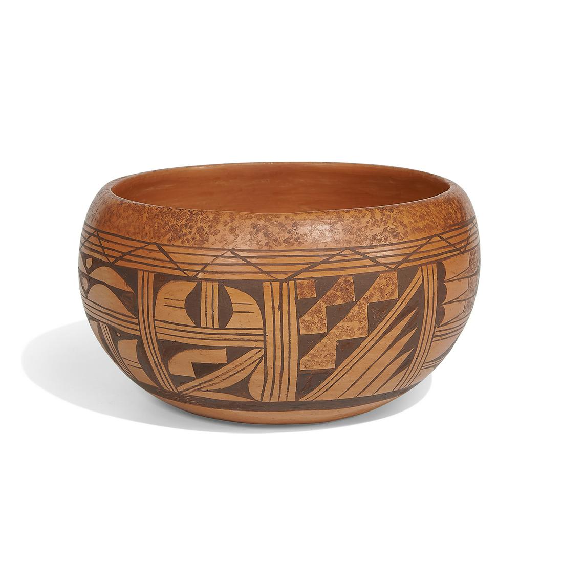 Red Ant Girl / Hopi Pueblo bowl (1 of 3)