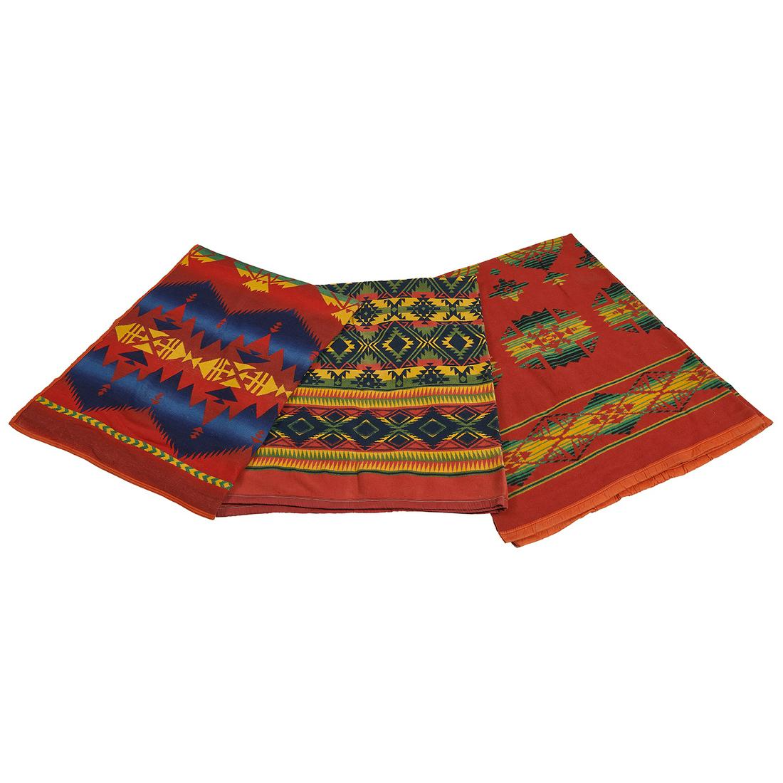 Pendleton Style trading blankets, three (1 of 4)