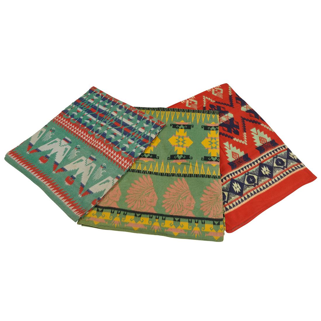 Pendleton Style trading blankets, three (1 of 4)