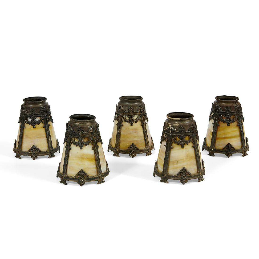 American Antique shades for hanging light fixture (1 of 2)