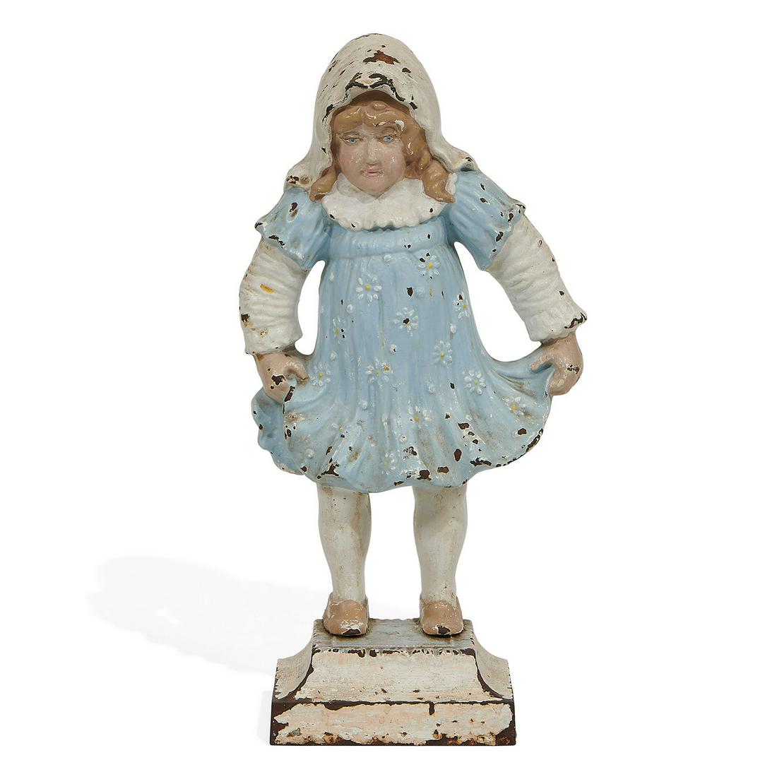 Bradley & Hubbard Manufacturing Co. girl doorstop (1 of 4)
