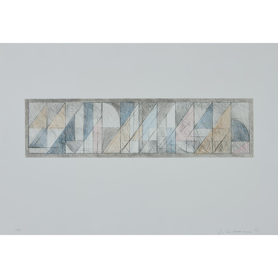 Garo Antreasian, Untitled, 1987, color lithograph (1 of 1)