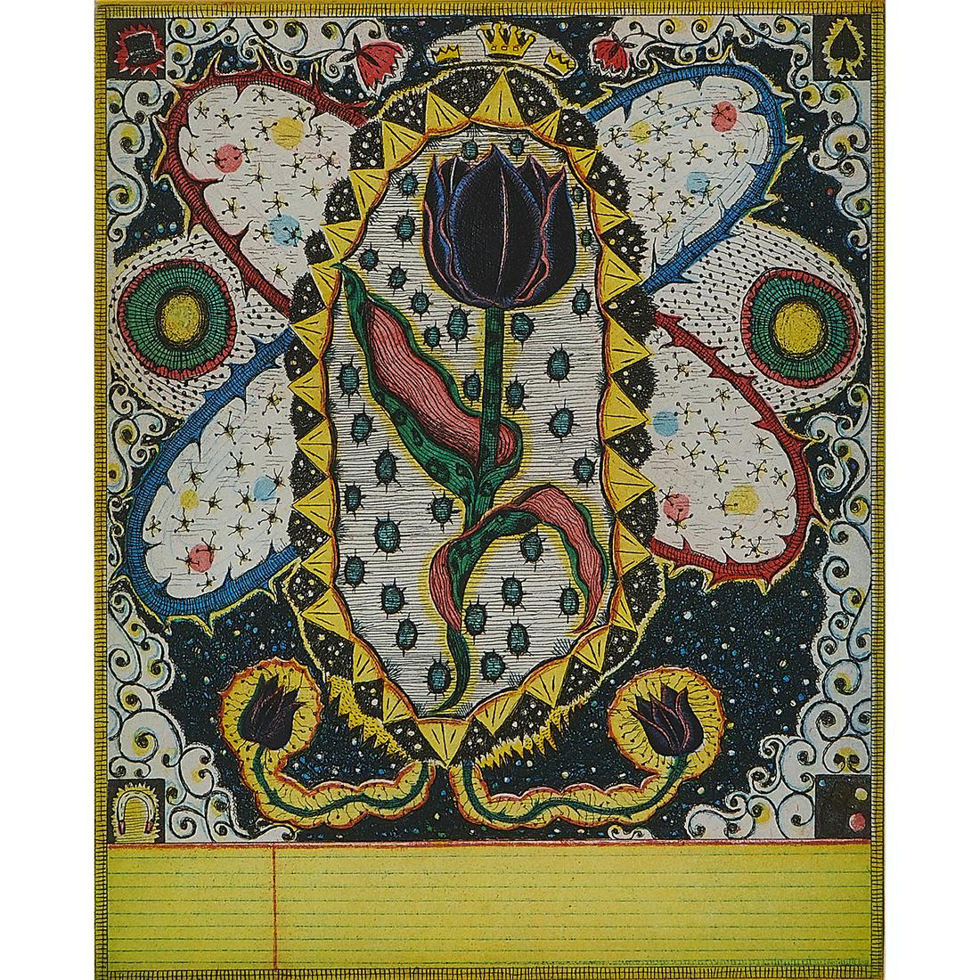 Tony Fitzpatrick, Trinity Flower, 1997 (1 of 2)