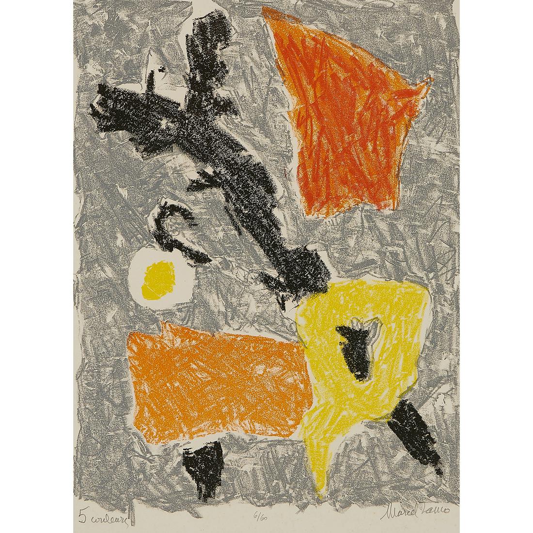 Marcel Janco, 5 Couleurs, color lithograph (1 of 1)