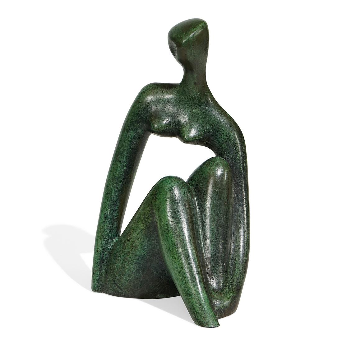 Artist Unknown, Reclining Female Figure, bronze (1 of 6)