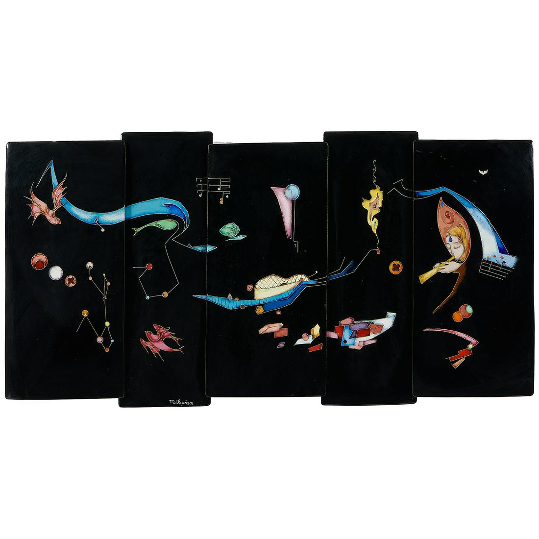 M. Slepian, Modernist Enamel (1 of 1)