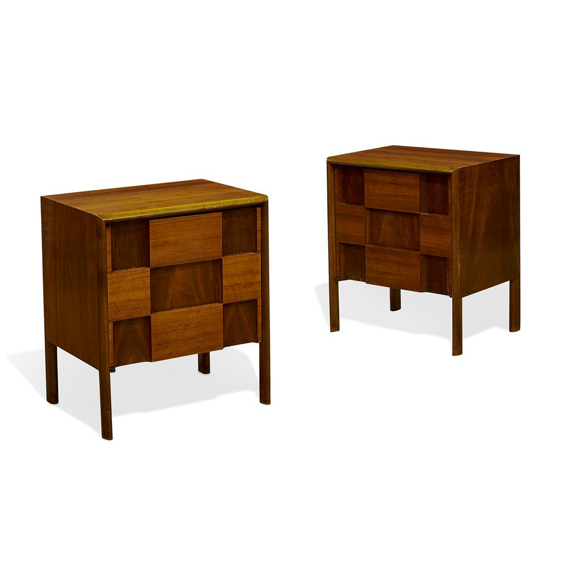Edmond J. Spence, nightstands, pair (1 of 1)