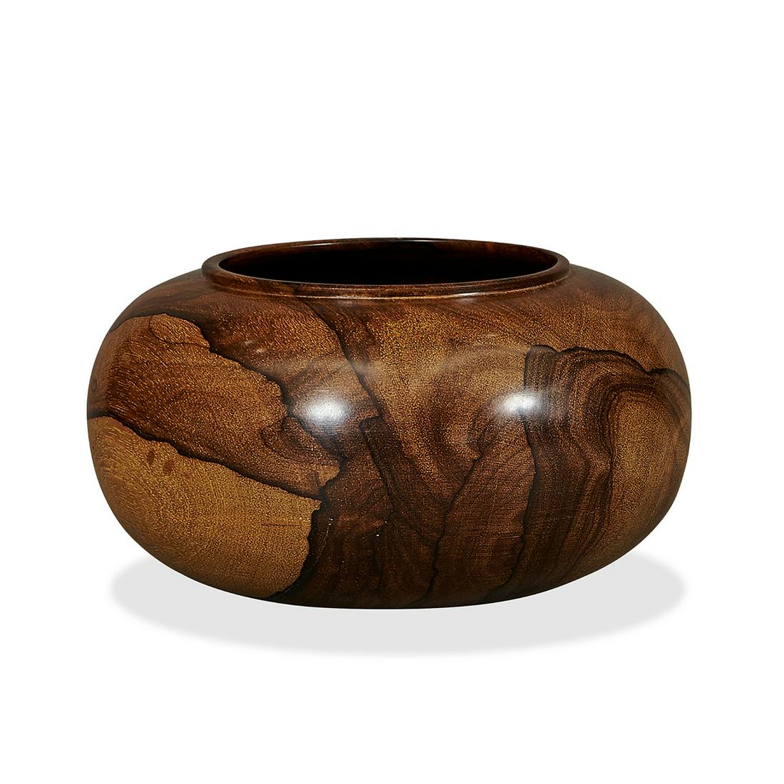 American Studio, turned wood bowl (1 of 2)