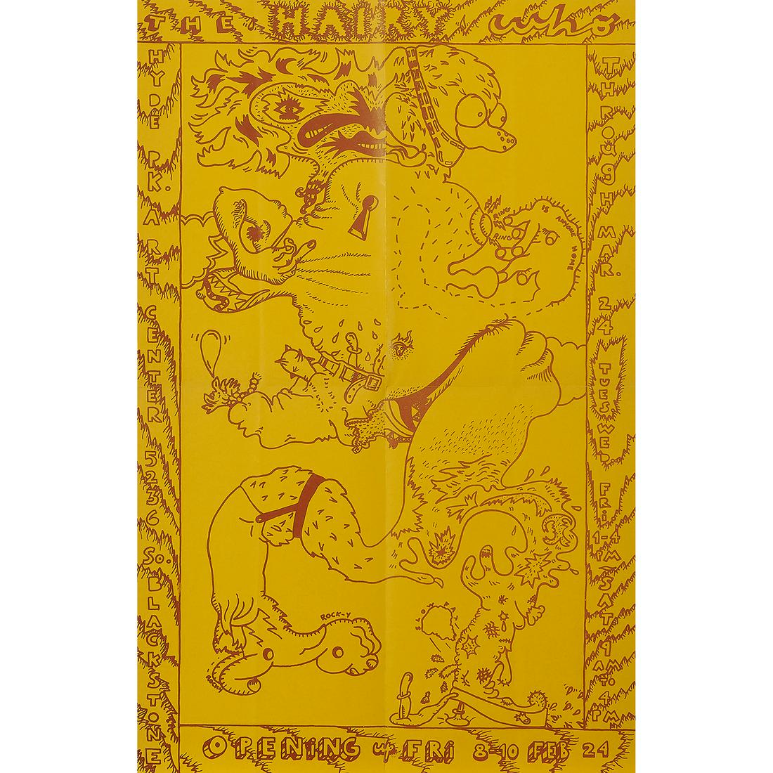 The Hairy Who, The Hairy Who Quarter-Fold Flyer (1 of 1)