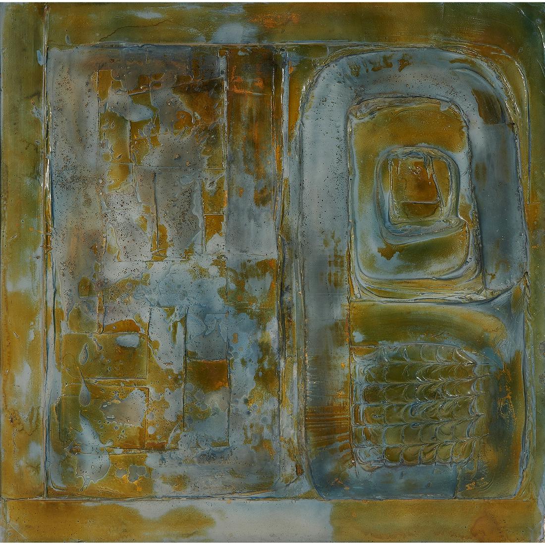 Artist Unknown, Abstract Ceramic Wall Relief (1 of 2)