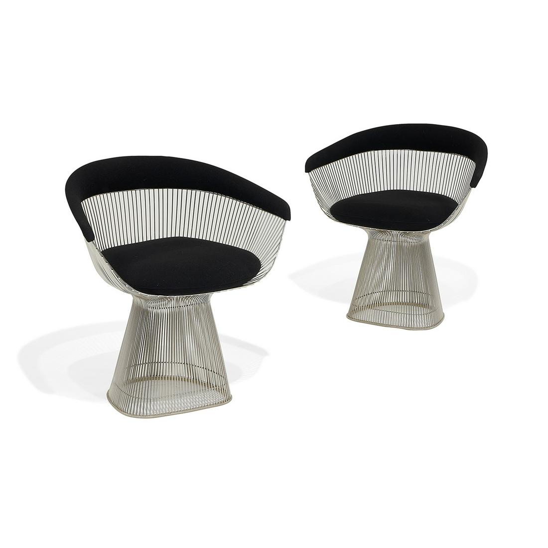 Platner for Knoll Platner Collection armchairs (1 of 2)