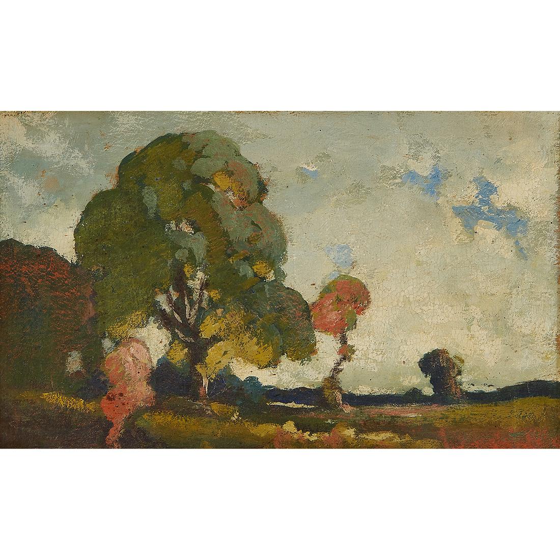 William C. Emerson, A Pair of Tonalist Landscapes (1 of 4)