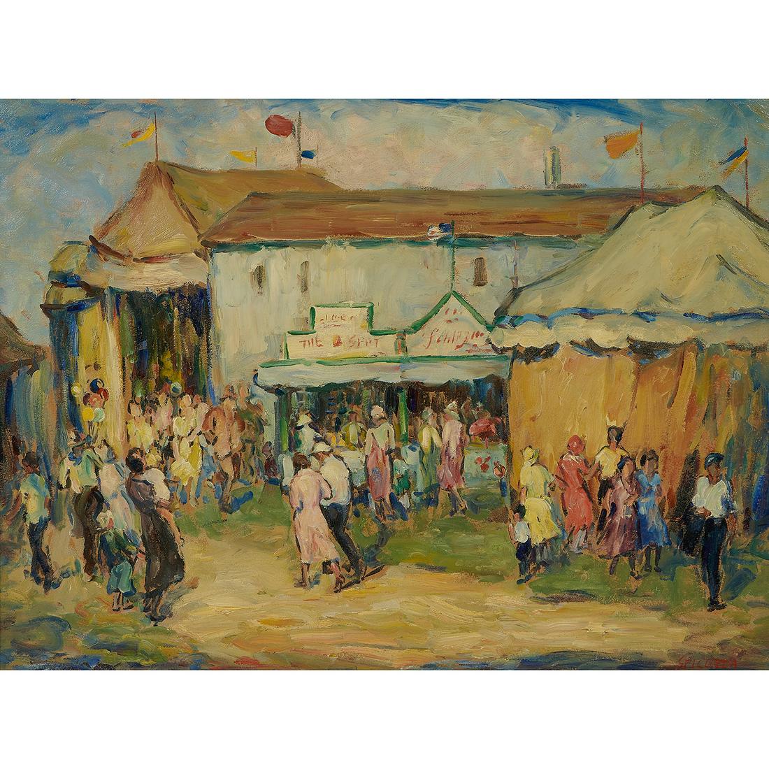 Francesco J. Spicuzza, State Fair, 1932, oil (1 of 2)