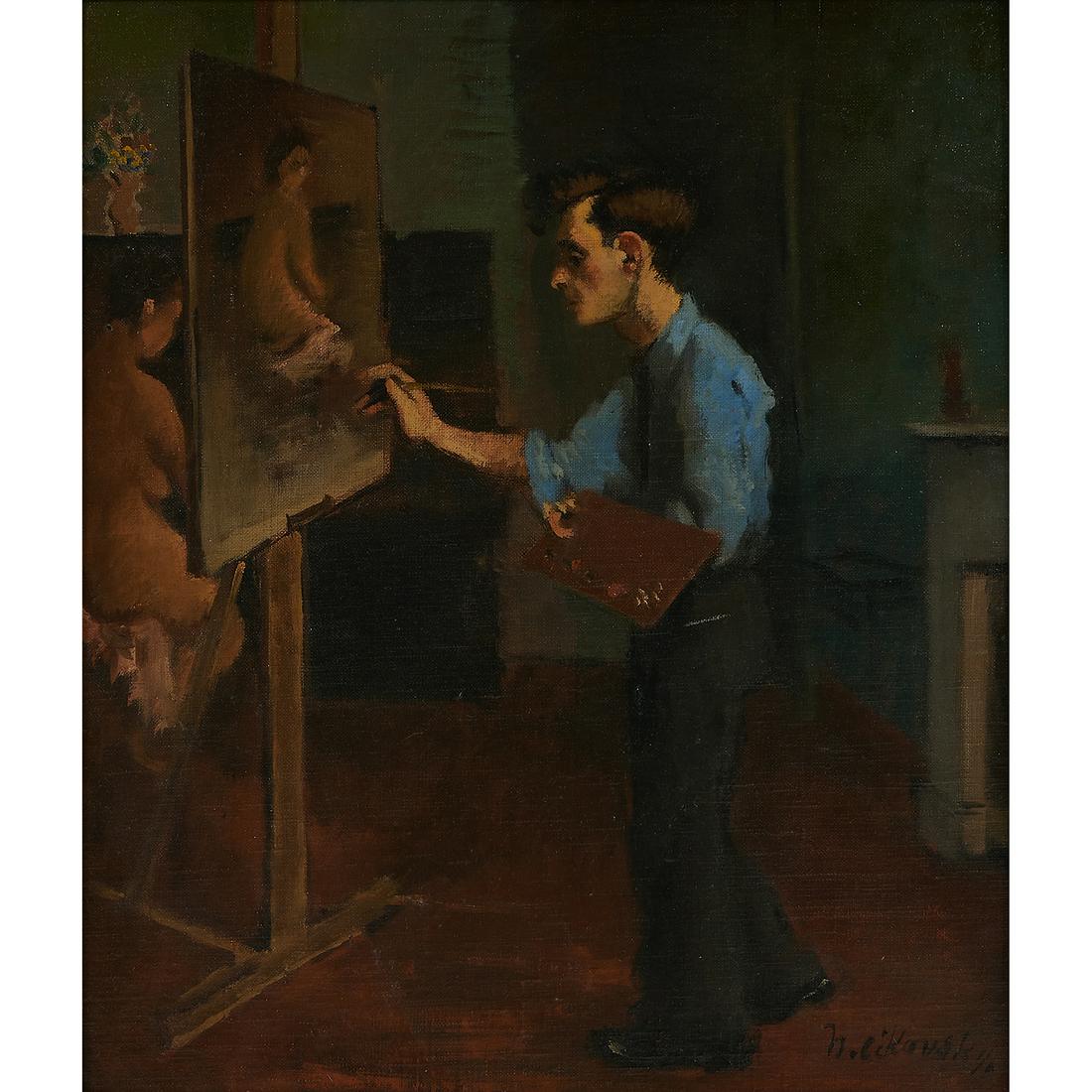 Nicolai S. Cikovsky, Portrait of Raphael Soyer (1 of 2)