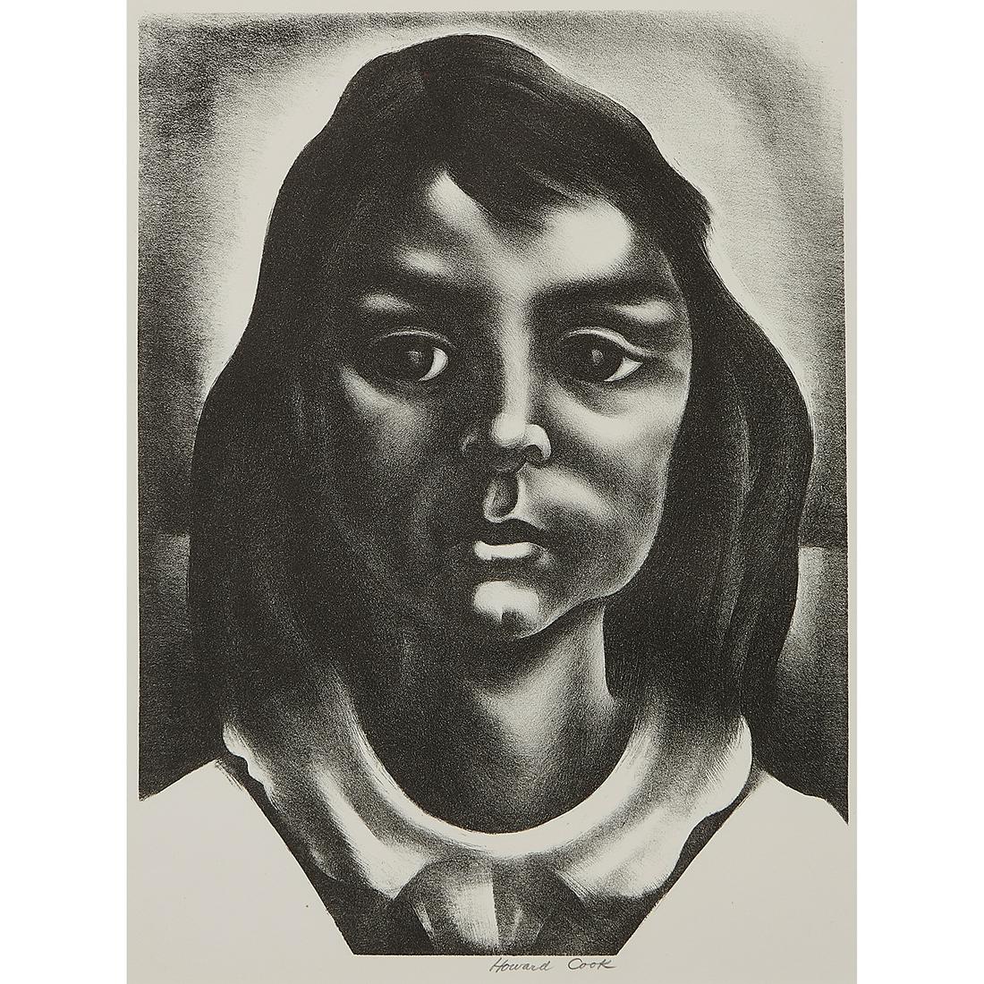 Howard Norton Cook, Rosanna, 1939, lithograph (1 of 2)