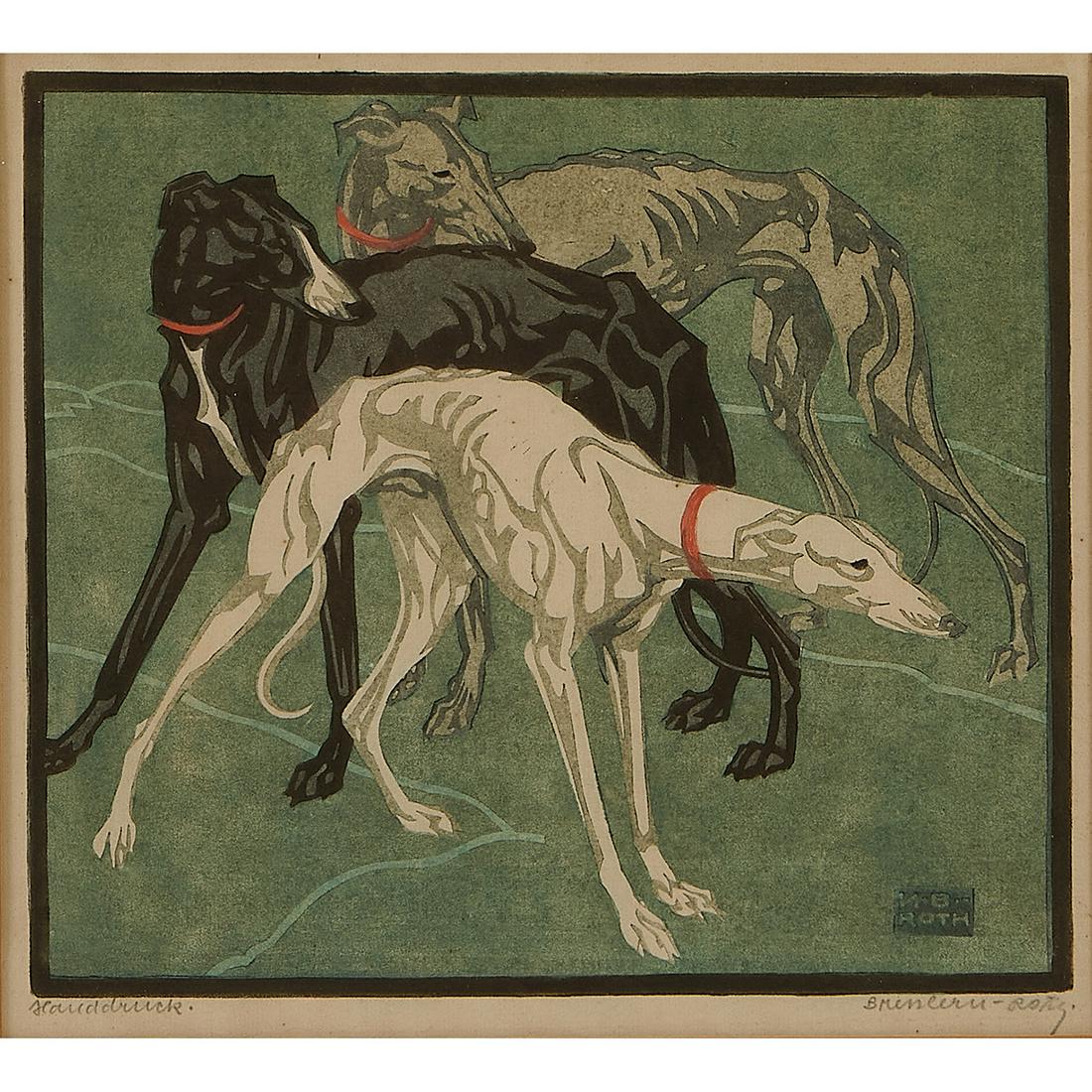 Norbertine Von Bresslern-Roth, Greyhounds (1 of 2)