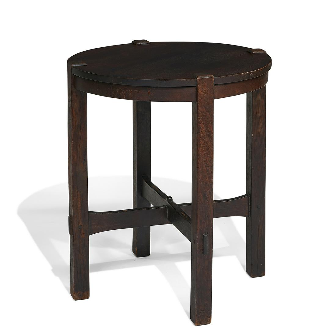 Gustav Stickley lamp table, #436 (1 of 2)