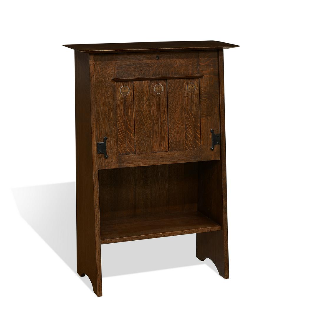 Gustav Stickley / Harvey Ellis inlaid desk (1 of 2)