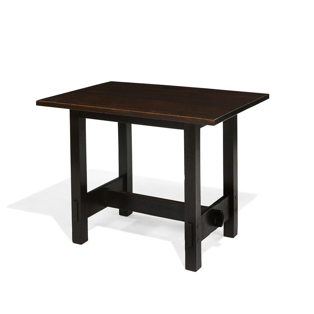 Gustav Stickley early lunch table, #724 (1 of 1)