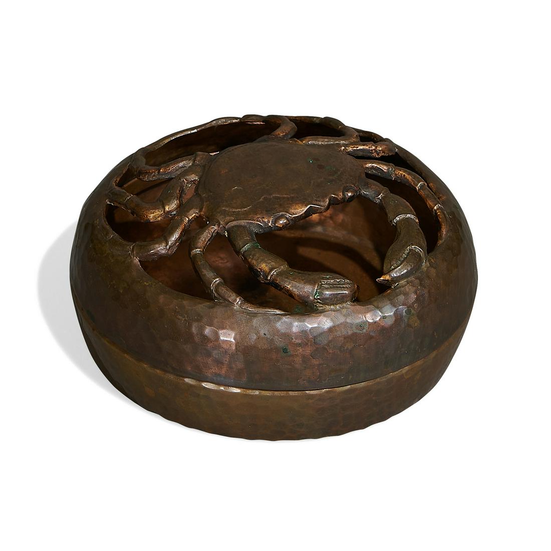 Unknown Maker reticulated crab potpourri holder (1 of 3)