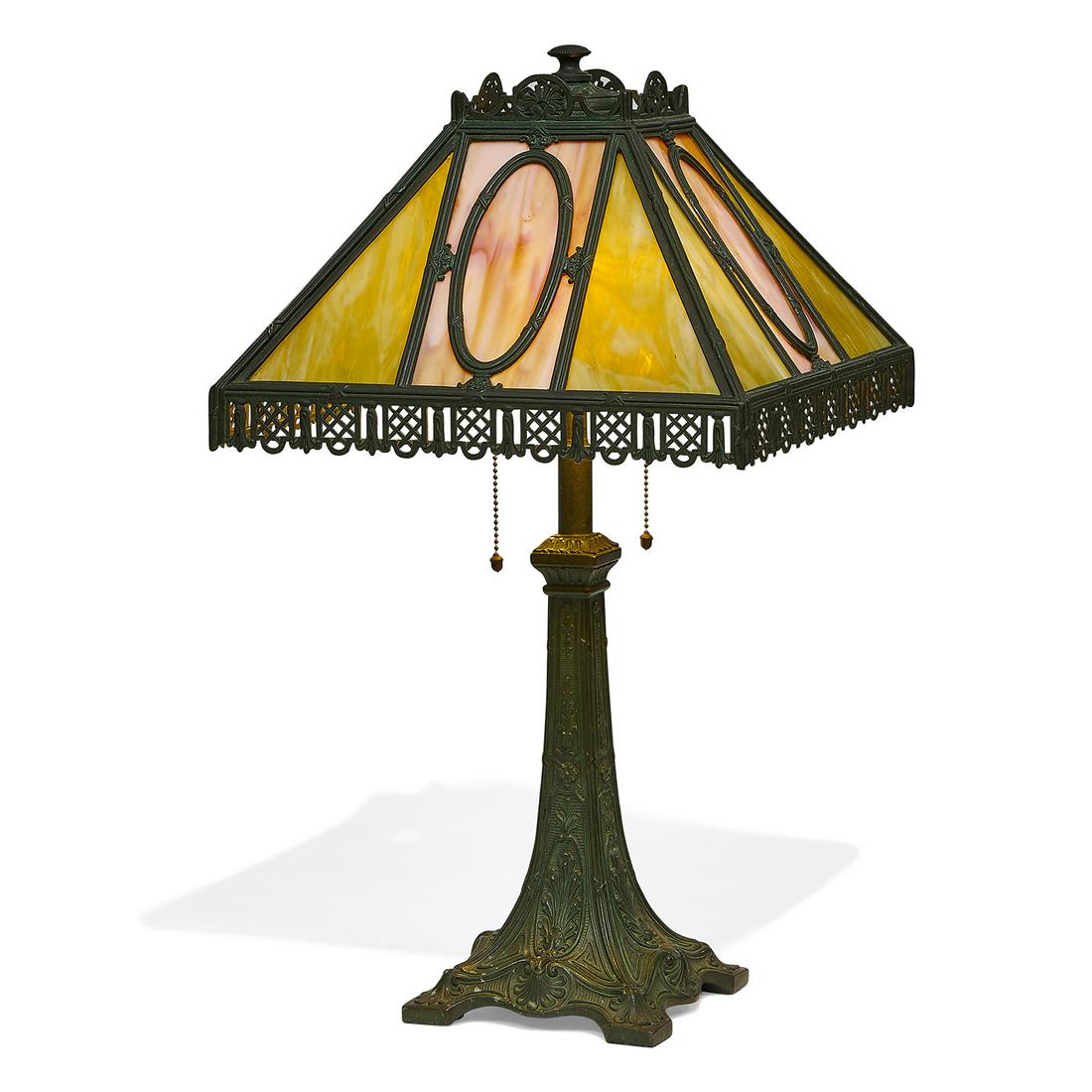 Attributed to Bradley & Hubbard table lamp (1 of 2)