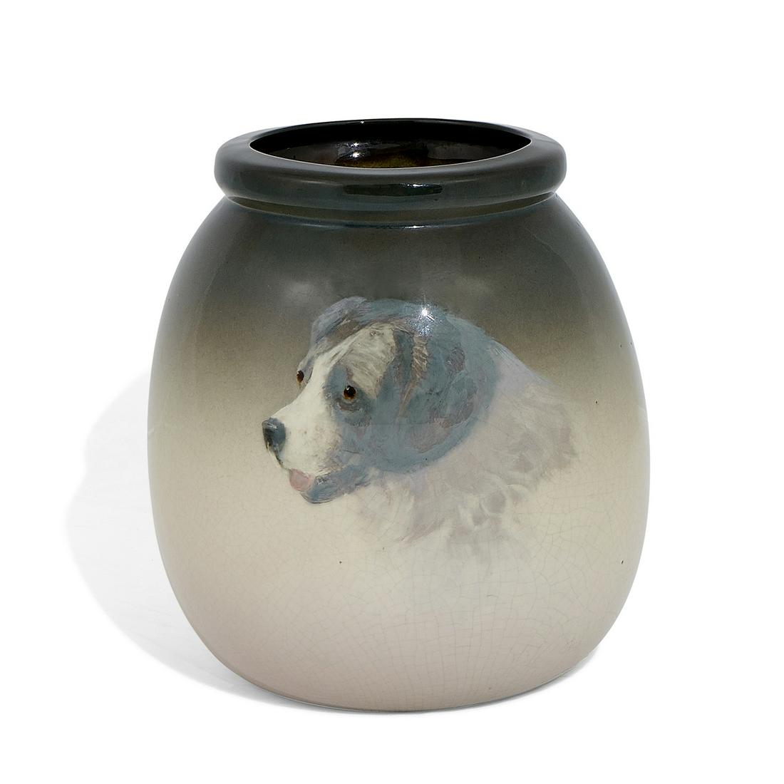 Elizabeth Blake, Weller Pottery Co. Eocean vase (1 of 3)